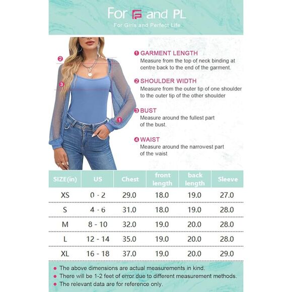 For G and PL Mesh Puff Polka Dot Long Sleeve Blouse Sz L - Picture 8 of 8